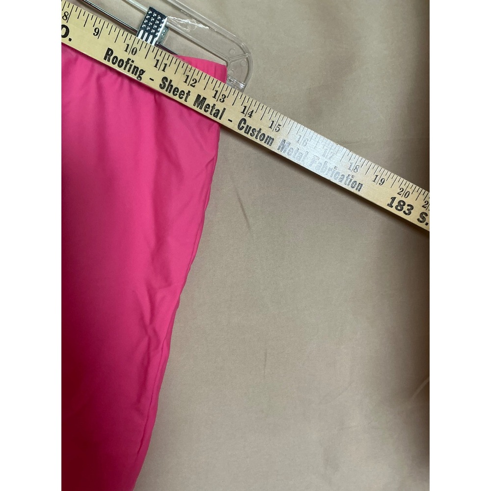 Large Burkini Modest Swimsuit Women 4 Piece Set Pink Red Excellent Geometric - Picture 4 of 16